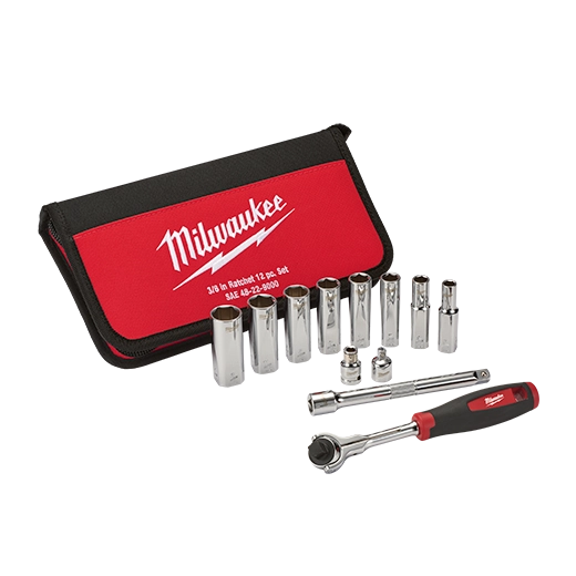 12pc 3/8" Drive SAE Socket Set