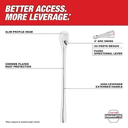 1/4" Drive 9" Ratchet