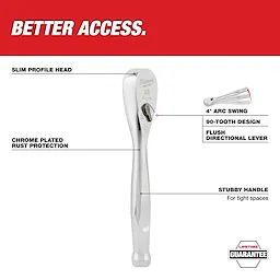 3/8" Drive 5" Ratchet