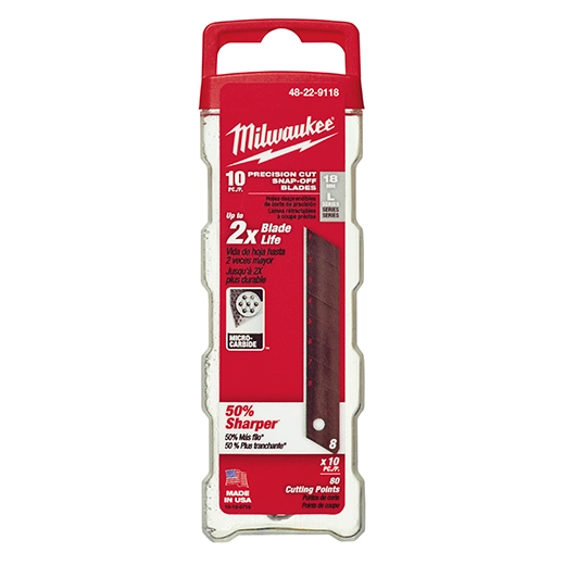 18mm Precision Snap Blades (10 PK)