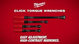 1/4” Drive Click Torque Wrench (40-200 in·lbf)
