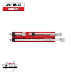 3pc 3/8” Drive Locking Extension Set