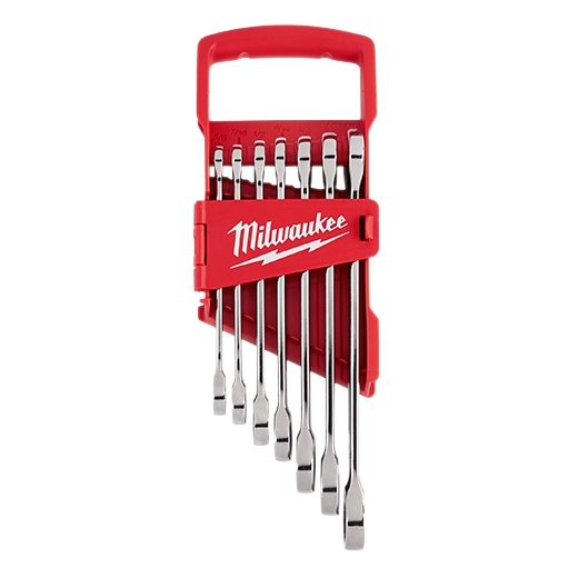 7pc Ratcheting Combination Wrench Set - SAE