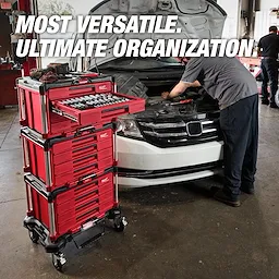 60pc. Metric & SAE Combination Wrench Set with PACKOUT™ 4 Drawer Tool Box