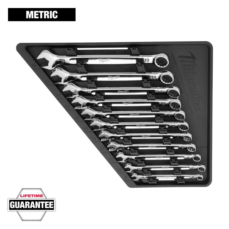 11pc Metric Combination Wrench Set