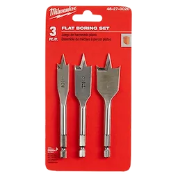 3PC Stubby Flat Boring Set
