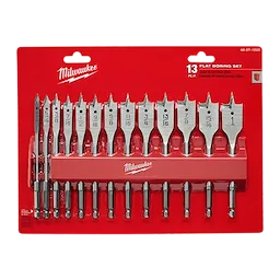 13PC Flat Boring Bit Set