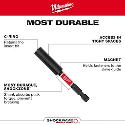 SHOCKWAVE™ Impact Duty 3" Magnetic Bit Holder