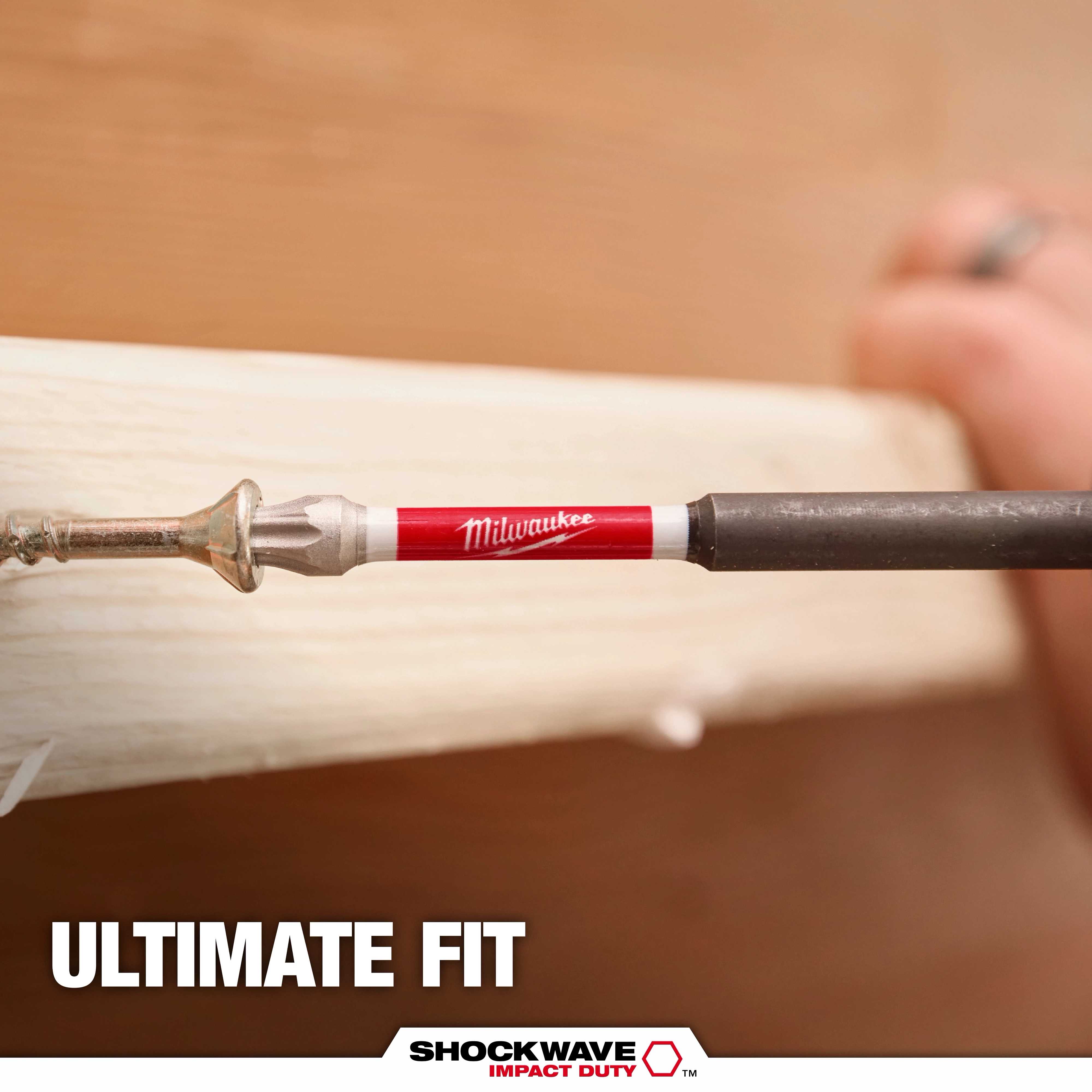 SHOCKWAVE™ Impact Duty 3-1/2" T15 Bit (2 PK)