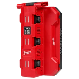 M18™ Six Bay Daisy Chain Rapid Charger w/ PACKOUT™ Compatibility