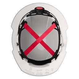 BOLT™ White Full Brim Hard Hat w/4pt Ratcheting Suspension (USA) - Type 1, Class E