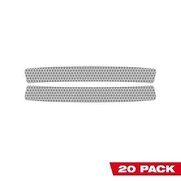 20 Pack 2PC Reflective Strips - Silver