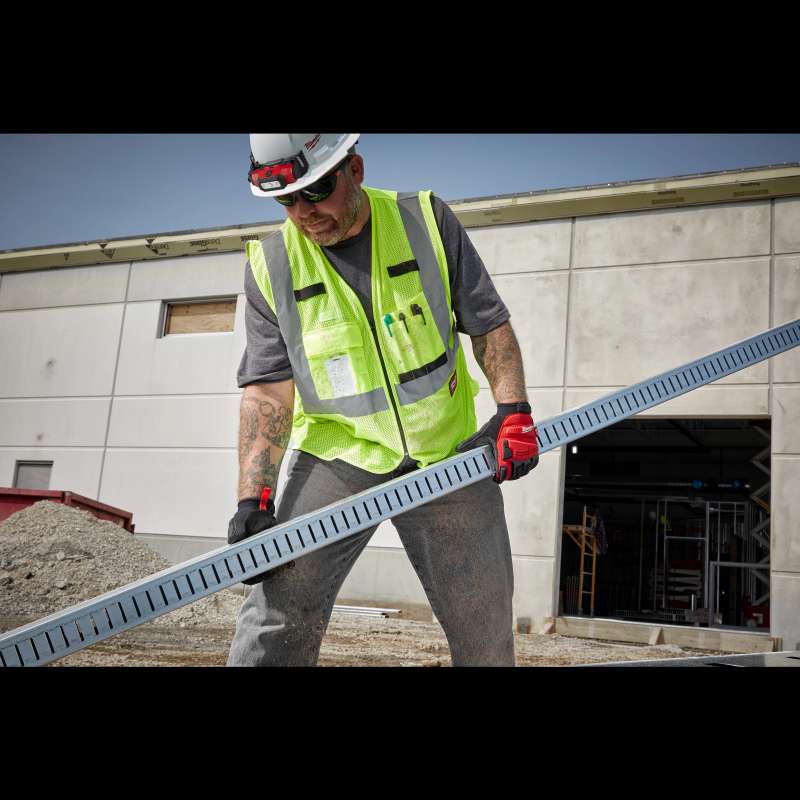Class 2 High Visibility Yellow Mesh Safety Vest - S/M