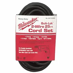 25' 2-Wire Quik-Lok® Cord