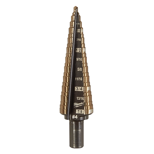 Cobalt Step Drill Bit #4 (3/16-7/8")