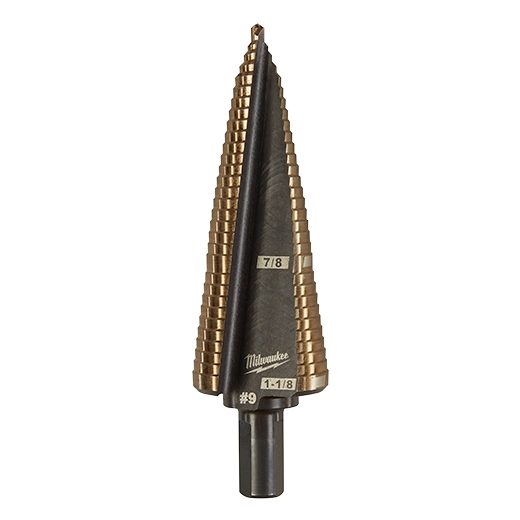 Cobalt Step Drill Bit #9 (7/8-1-1/8")