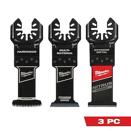 3 PC Universal Fit Oscillating Multi-Tool Blade Set