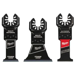3 PC Multi-Material Universal Fit Oscillating Multi-Tool Blade Set
