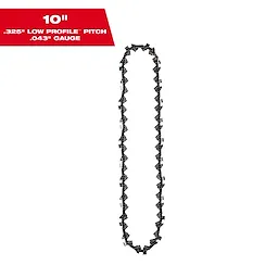 10" .325" LOW PROFILE™ Pitch, .043" Gauge Saw Chain