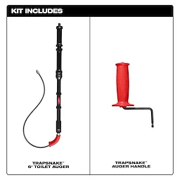TRAPSNAKE™ 6' Toilet Auger