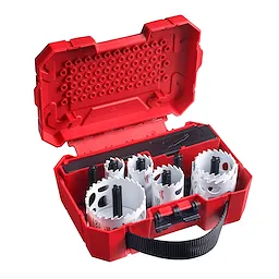 10 PC HOLE DOZER™ with Carbide Teeth Electrician's Hole Saw Kit