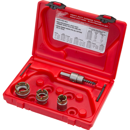 5PC Quick Change Carbide Hole Cutter Set