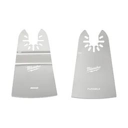 2 PC 2" Rigid and Flexible Scraper Universal Fit Oscillating Multi-Tool Blade Set