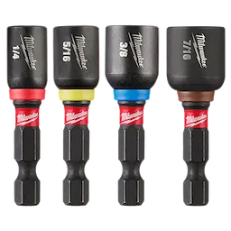 4PC SHOCKWAVE™ Impact Duty 1-7/8" Magnetic Nut Driver Set