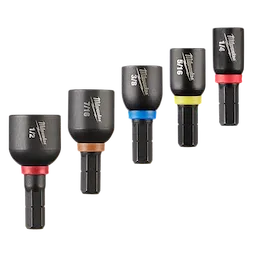 5PC SHOCKWAVE™ Impact Duty 1" Insert Magnetic Nut Driver Set