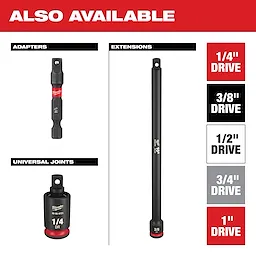 17PC SHOCKWAVE™ Impact Duty Socket 3/8” Drive SAE Set with PACKOUT™