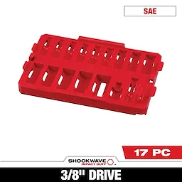 17PC SHOCKWAVE™ Impact Duty Socket 3/8” Drive SAE TRAY ONLY