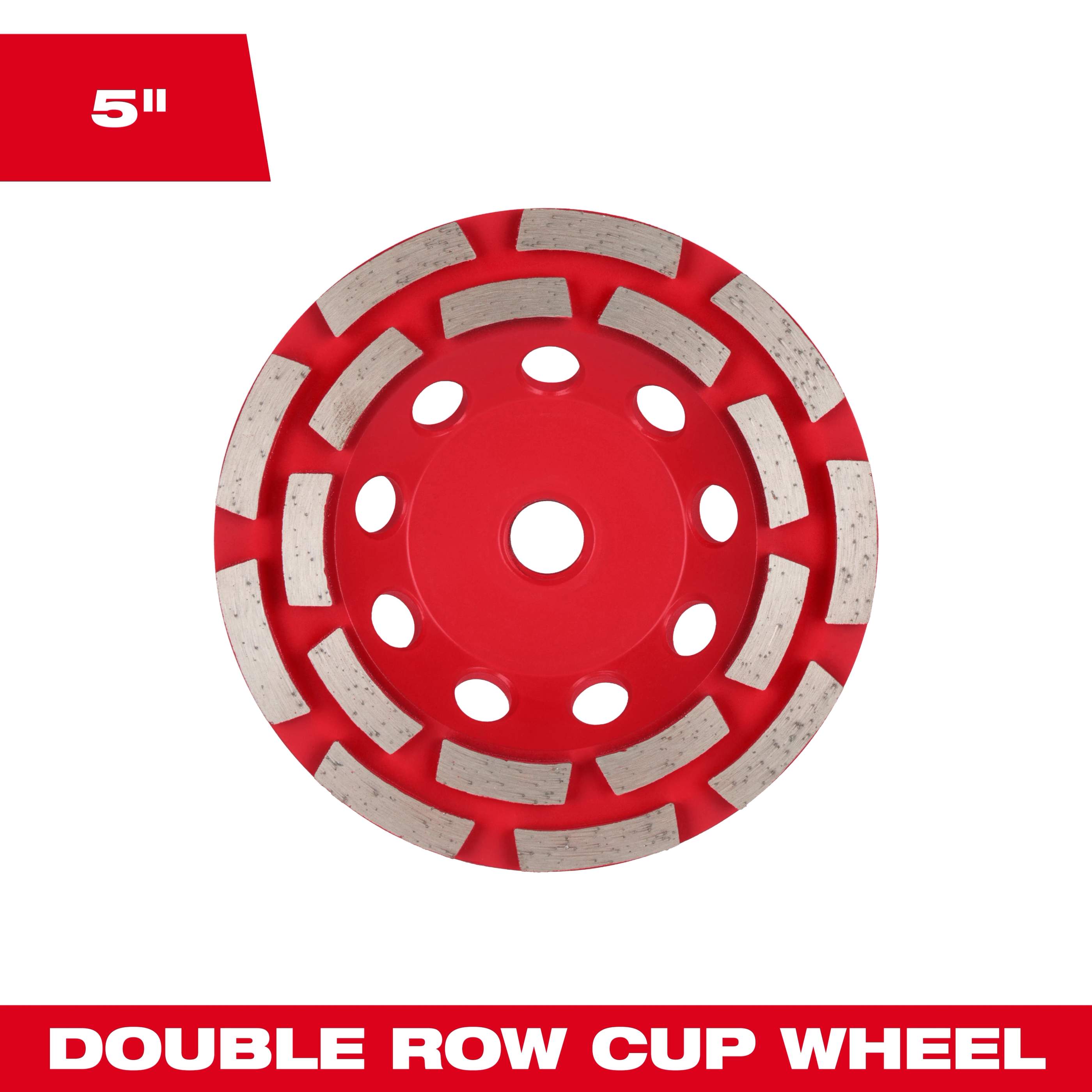 5" DIAMOND MAX™ Double Row Diamond Cup Wheel