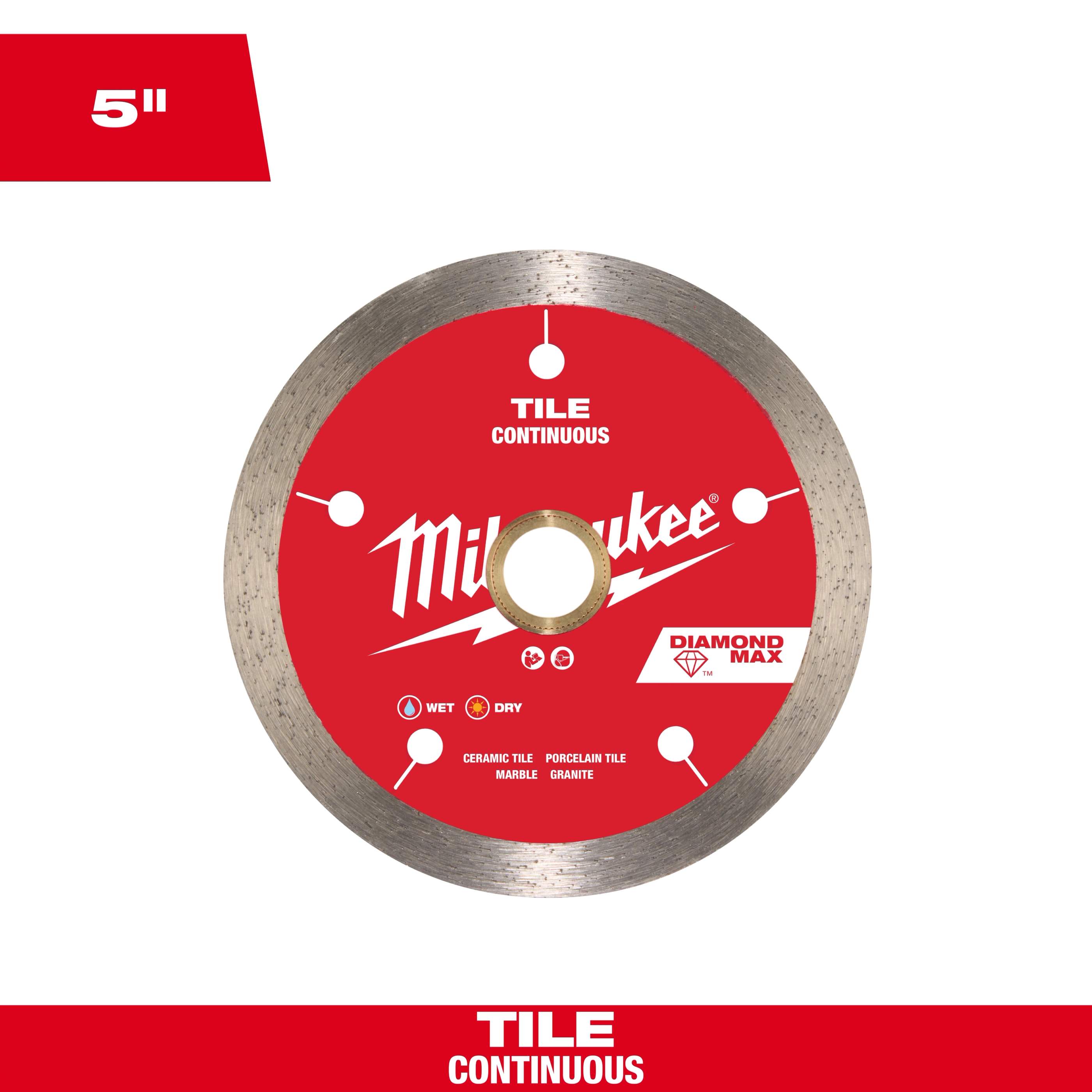5" DIAMOND MAX™ Continuous, Tile Diamond Blade