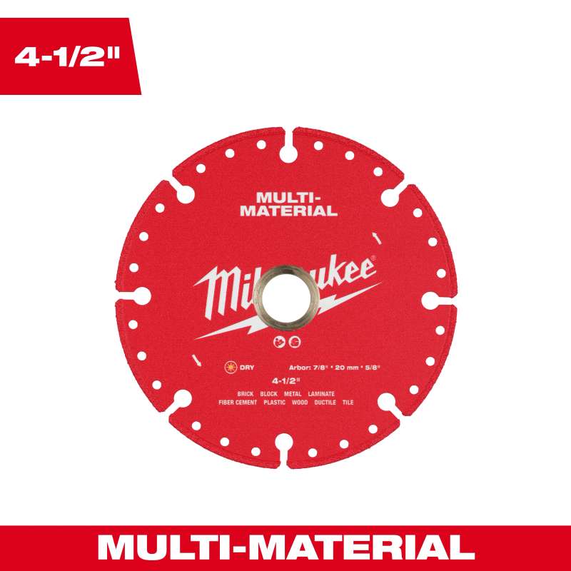 4-1/2” Multi-Material Diamond Blade
