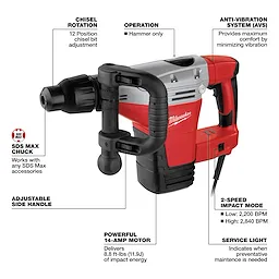 1-3/4" SDS Max Demolition Hammer
