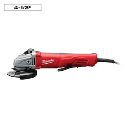 11 Amp Corded 4-1/2 in. Small Angle Grinder Paddle No-lock