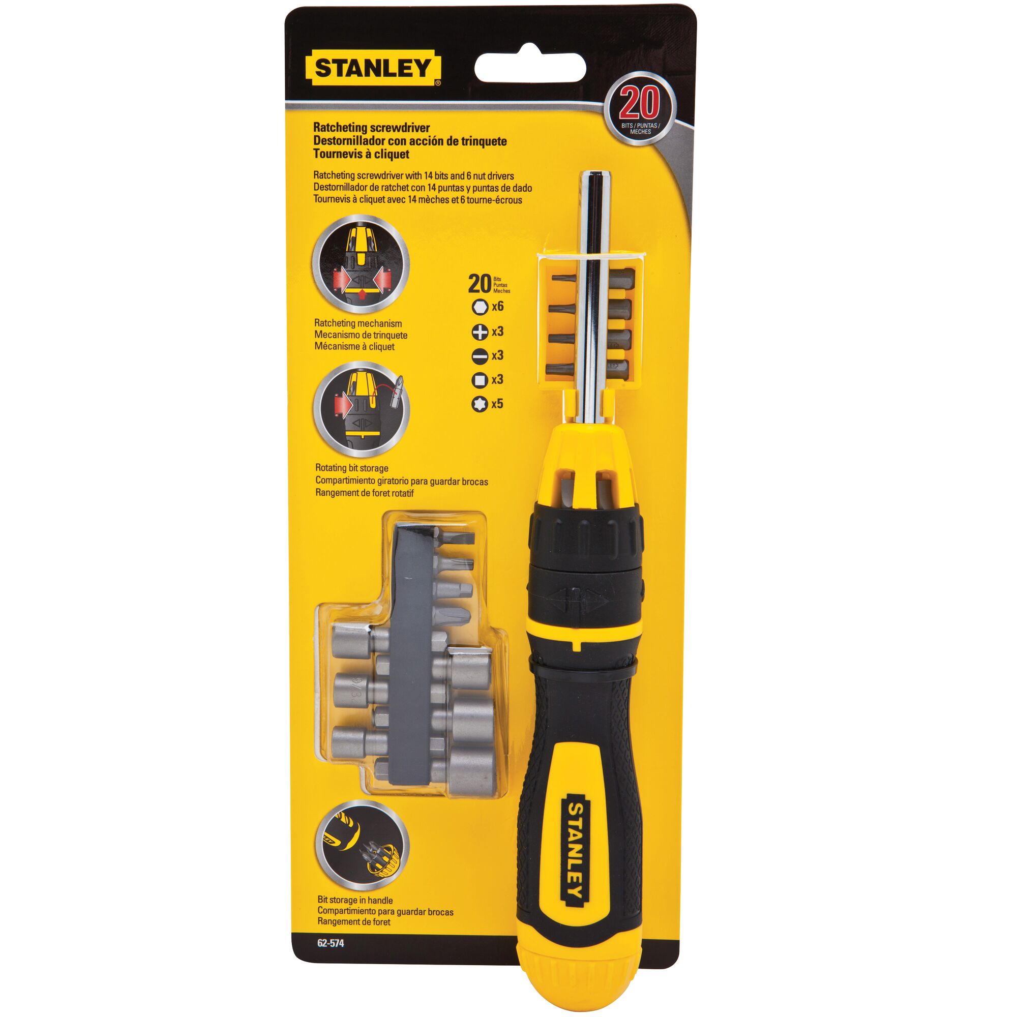 (20 pc) Multi-Bit Screwdriver Set