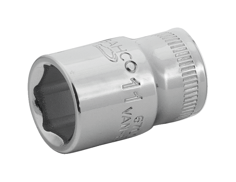 1/4" Square Drive Sockets with Metric Hex Profile and High Polished Finish