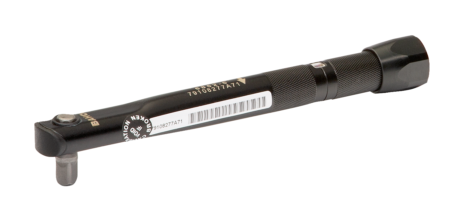 Preset Torque Mini Wrench with Fixed Screwdriver Bit