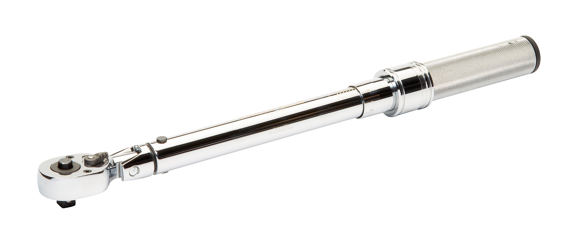 Mechanical Adjustable Torque Click Wrench with Marked Scale and Flex Ratchet Head