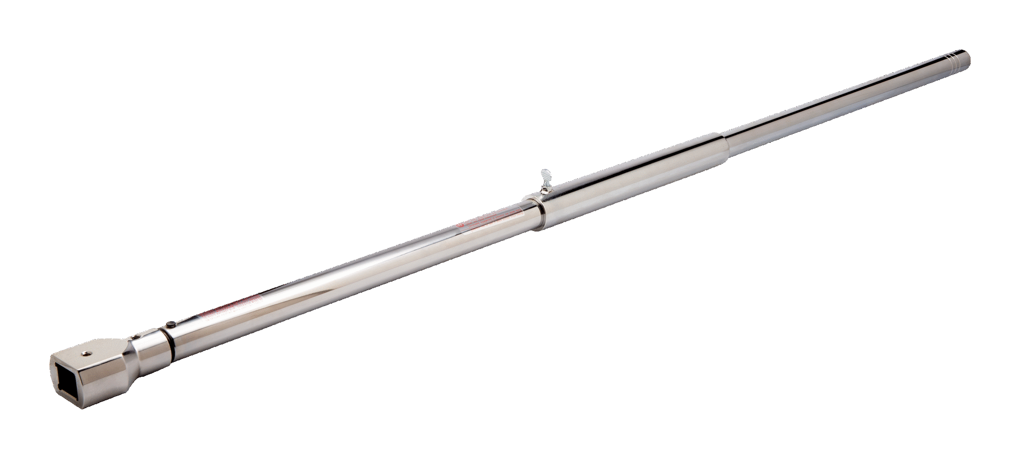 Mechanical Adjustable Torque Click Wrench with Marked Scale, Interchangeable Head and 2 Sections Handle