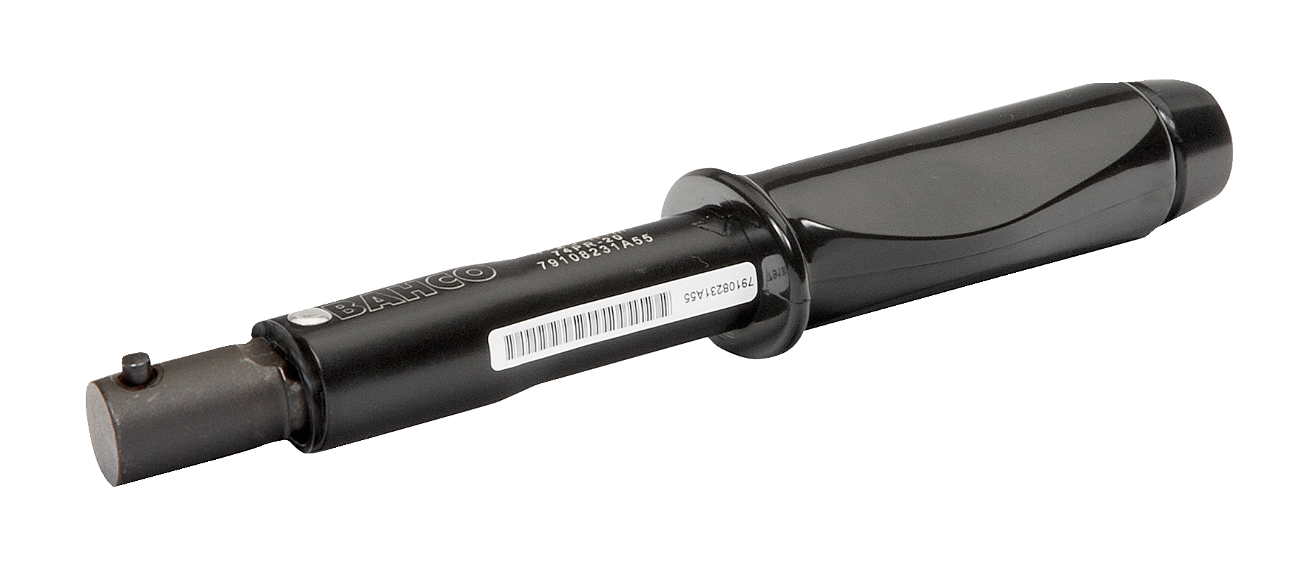 Mechanical Preset Torque Click Wrench with Spigot Interchangeable Head and Plastic Handle