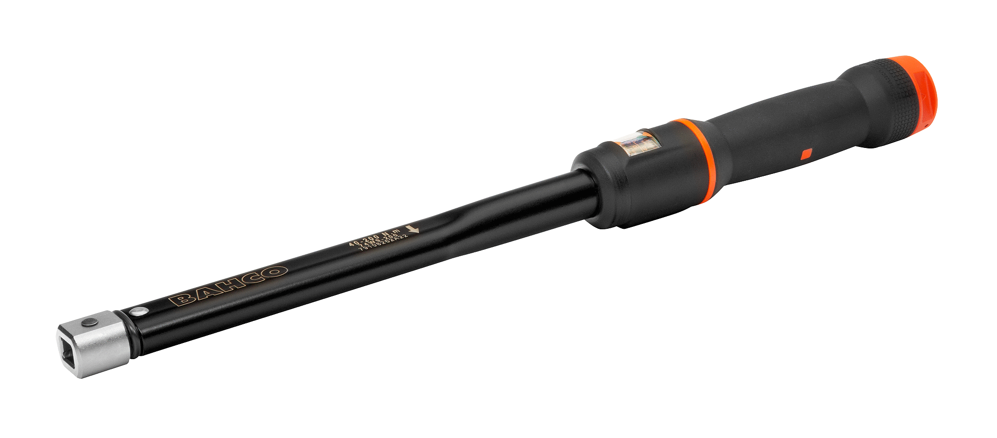 Mechanical Adjustable Torque Click Wrench with Window Scale and Rectangular Interchangeable Head