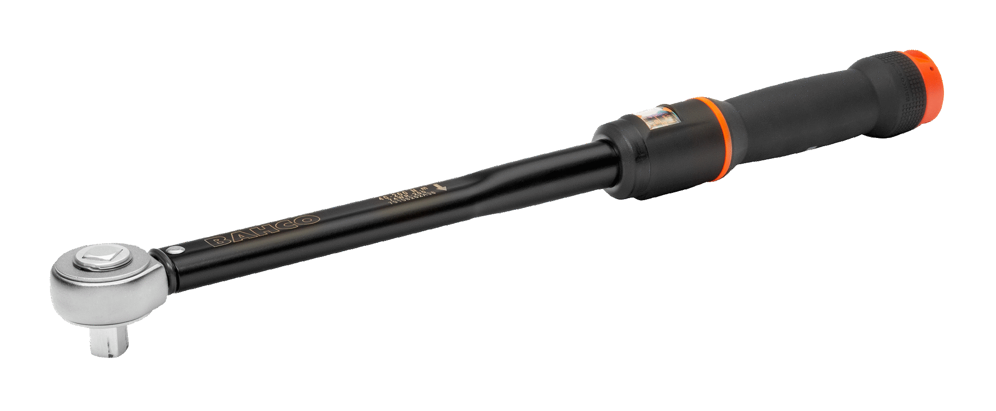 Mechanical Adjustable Torque Click Wrench with Window Scale and Fixed Push-Through Ratchet Head