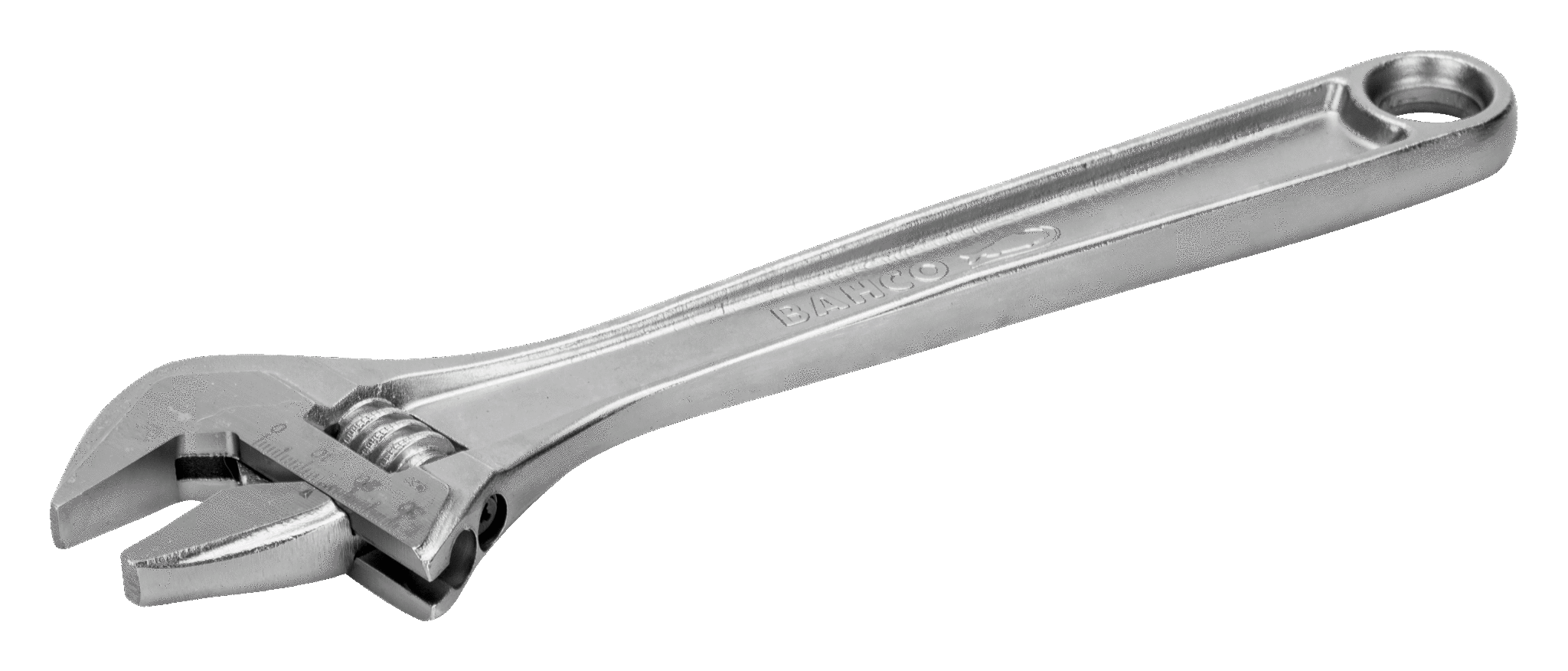Standard Central Nut Adjustable Wrenches with Chrome Finish