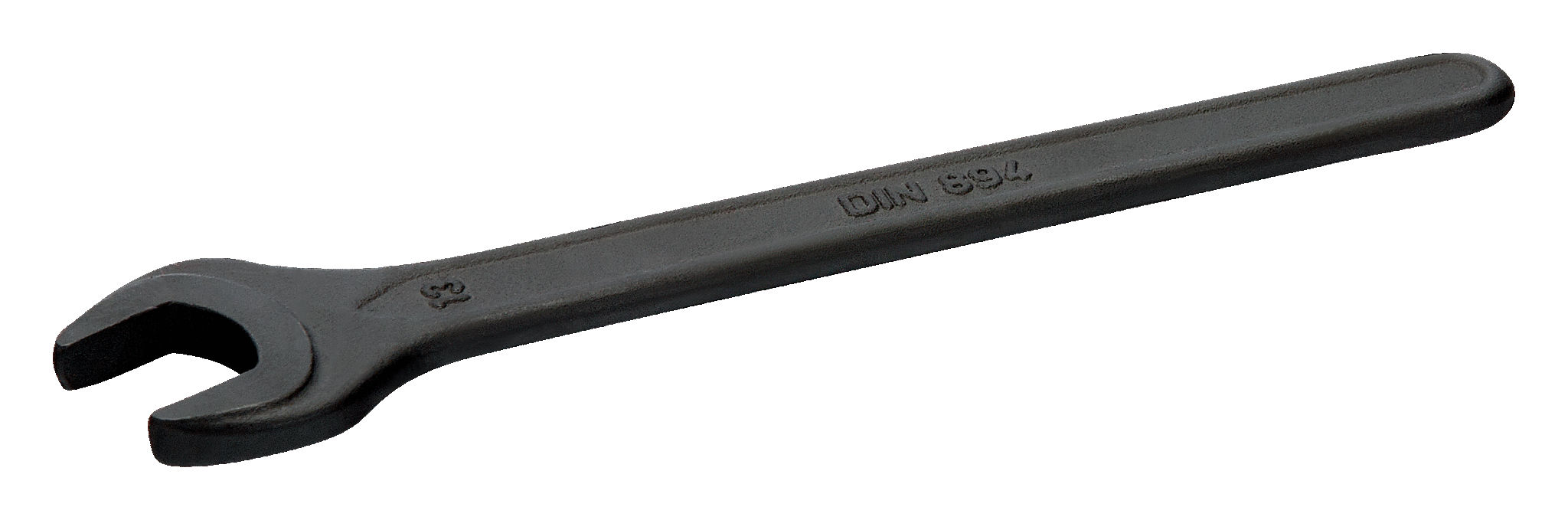 Metric Single Open End Wrenches with Phosphate Finish