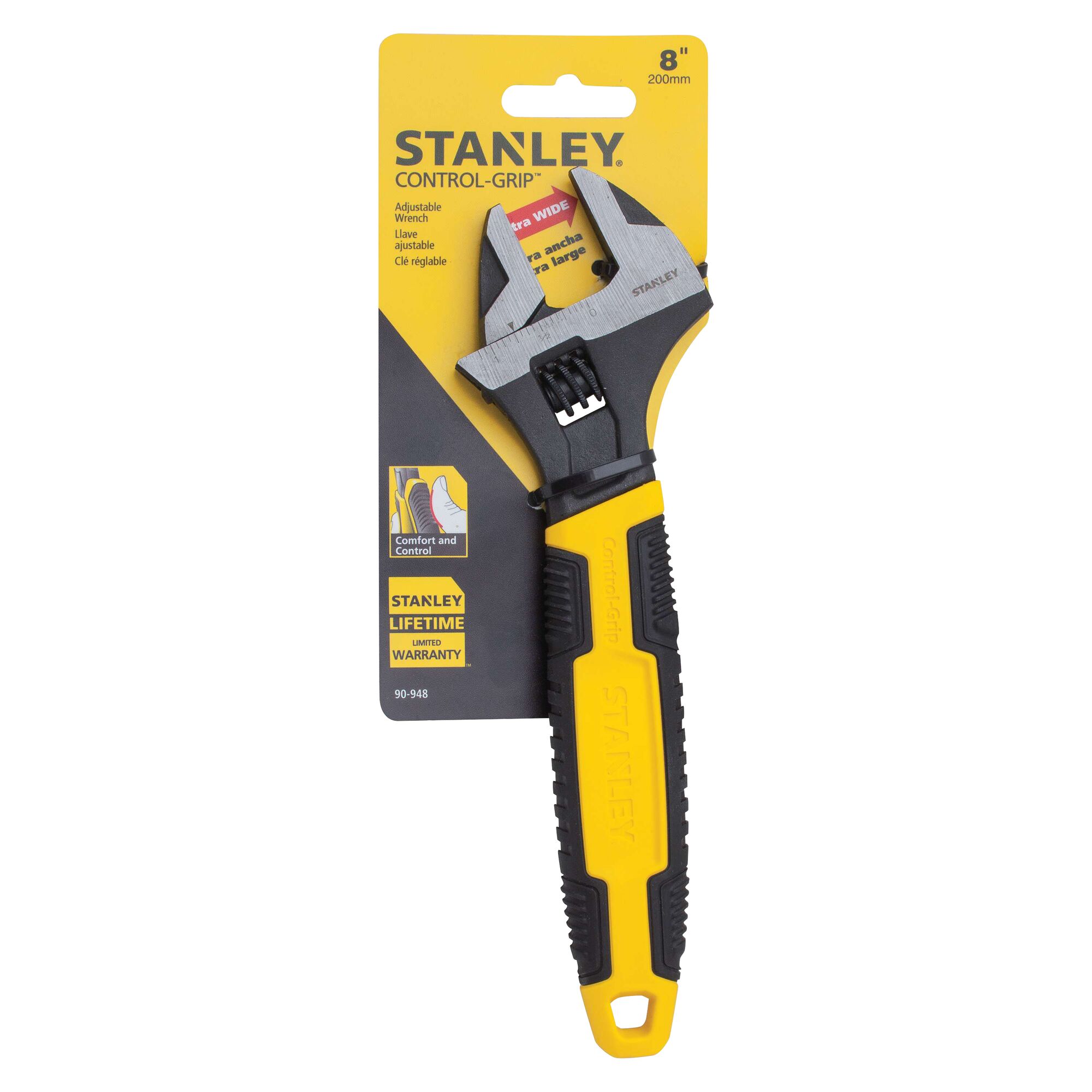 200mm/8 in MAXSTEEL™ Adjustable Wrench