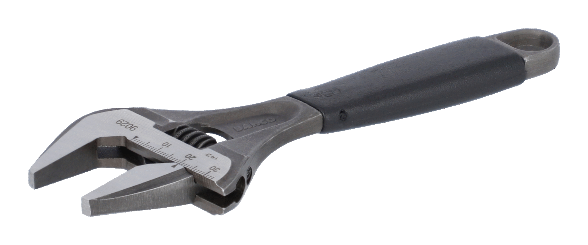 ERGO™ Central Nut Wide Opening Jaw Adjustable Wrenches with Rubber Handle and Phosphate Finish