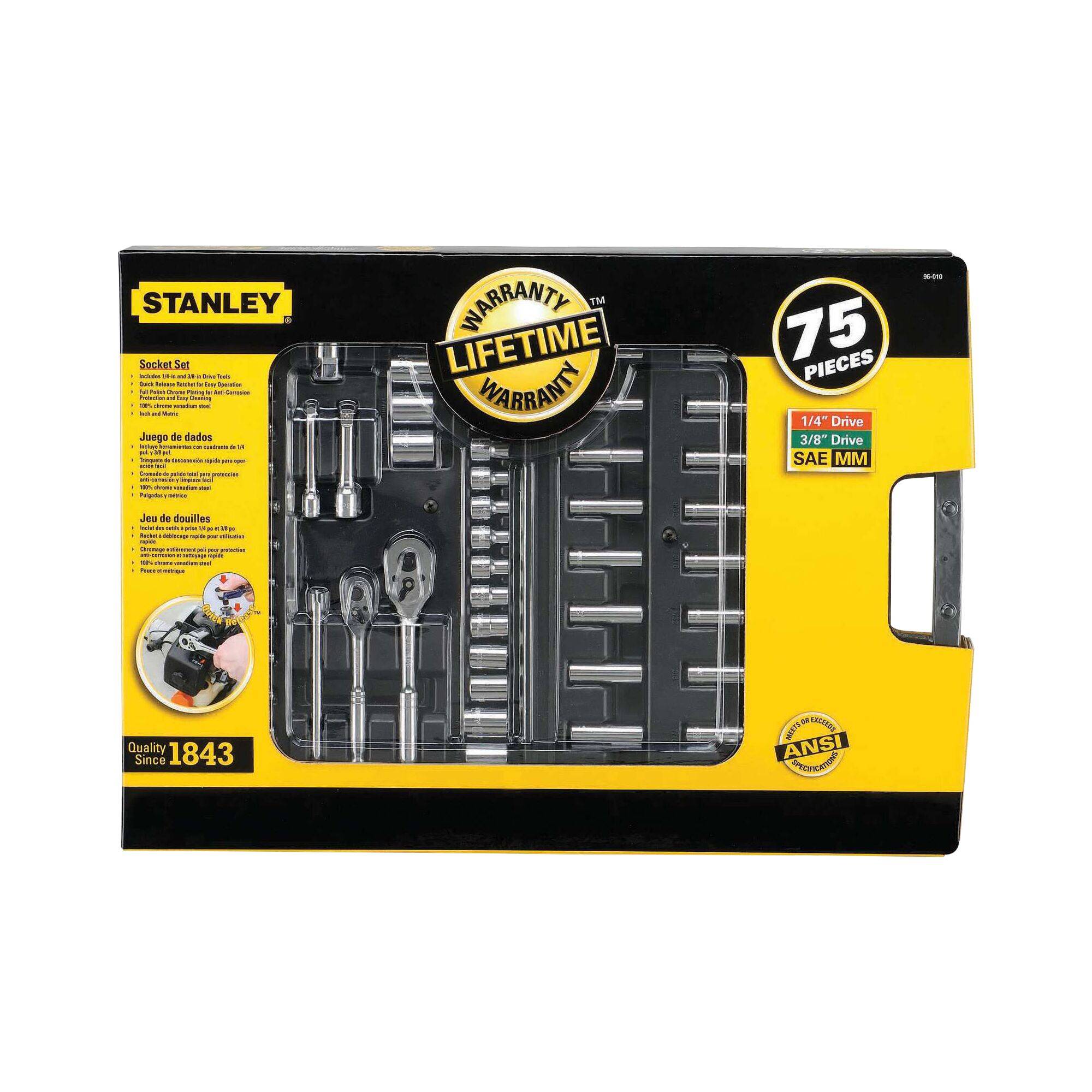 75 pc Mechanic's Tool Set