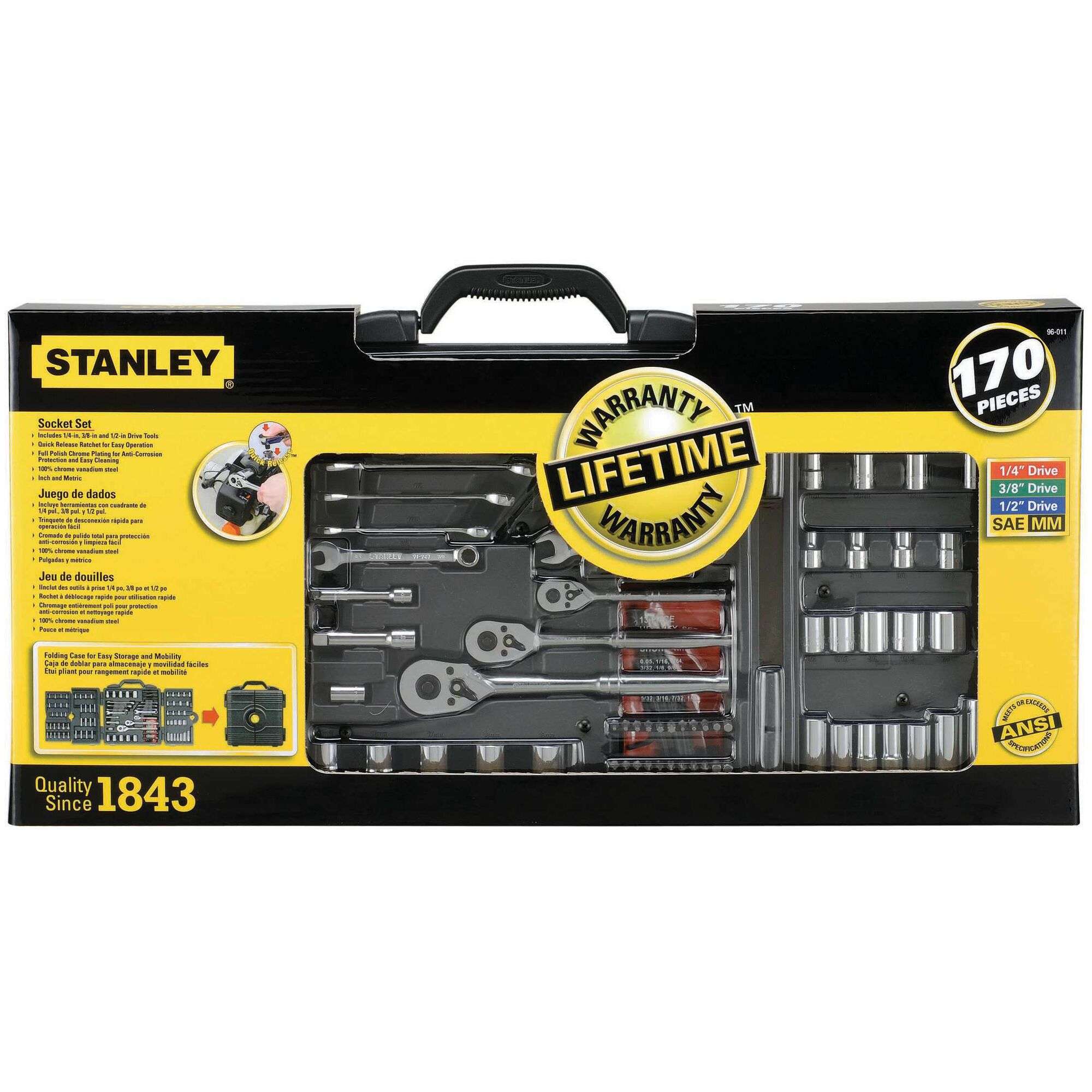 170 pc Socket Set